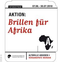 Aktion des Monats: Brillen für Afrika!